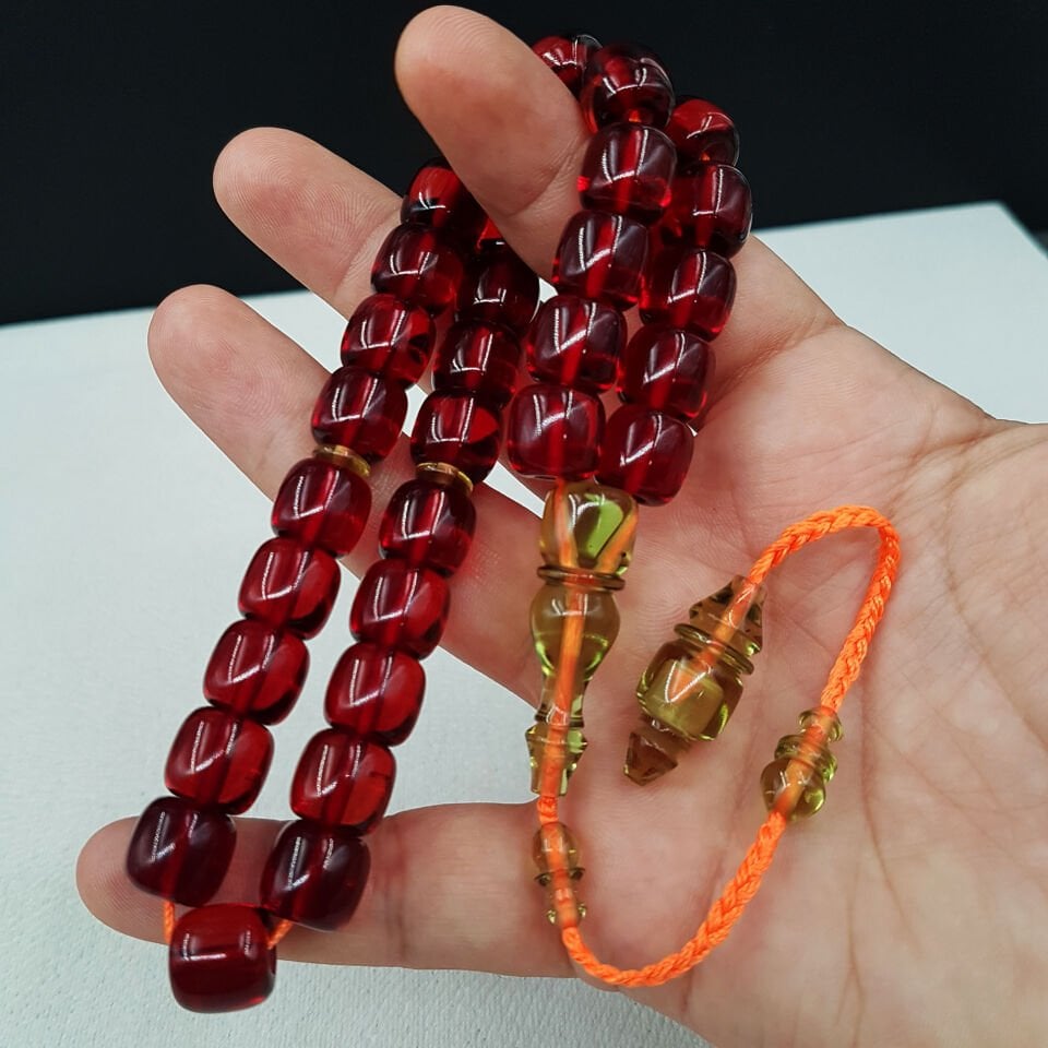 Özel İşcilik Osmanlı Torunu Ateş Kehribar Tesbih