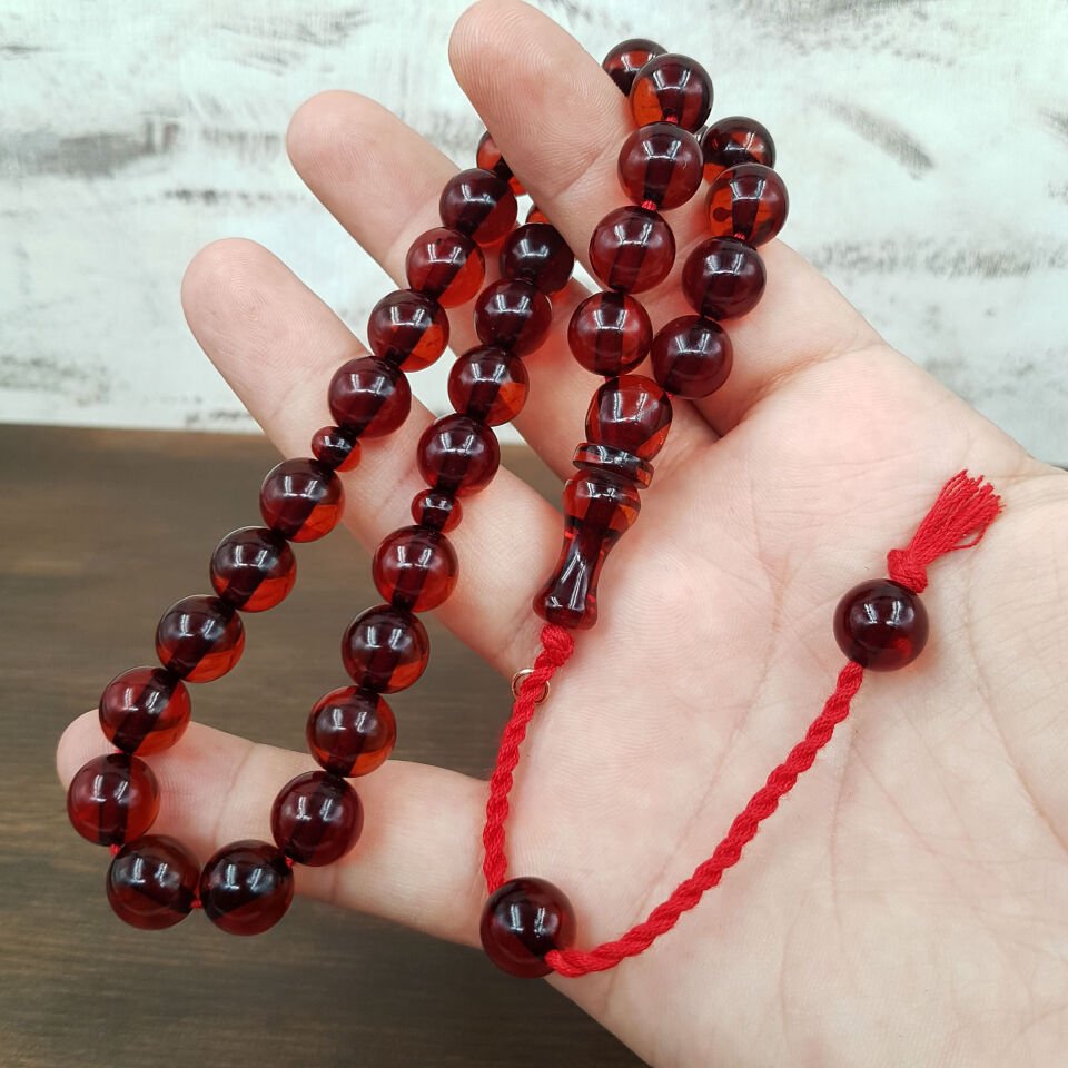 Çay Rengi Havşa Delim Ateş Kehribar Tesbih