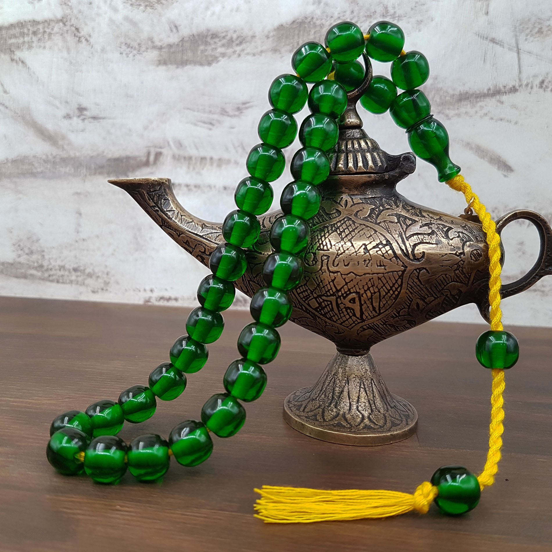 Havşa Delim Yeşil Ateş Keribar Tesbih