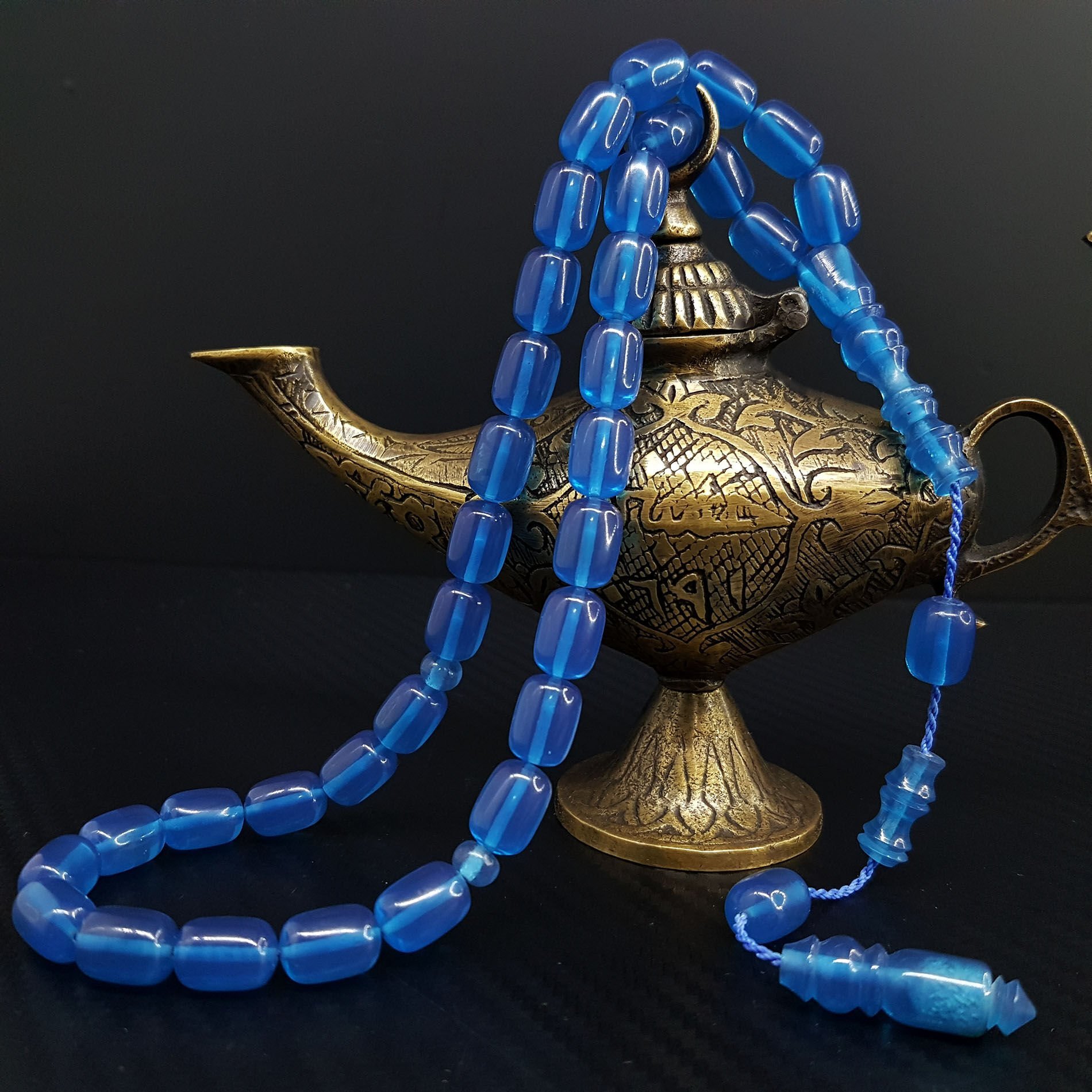 Açık Mavi Kanayan Bağa Tesbih