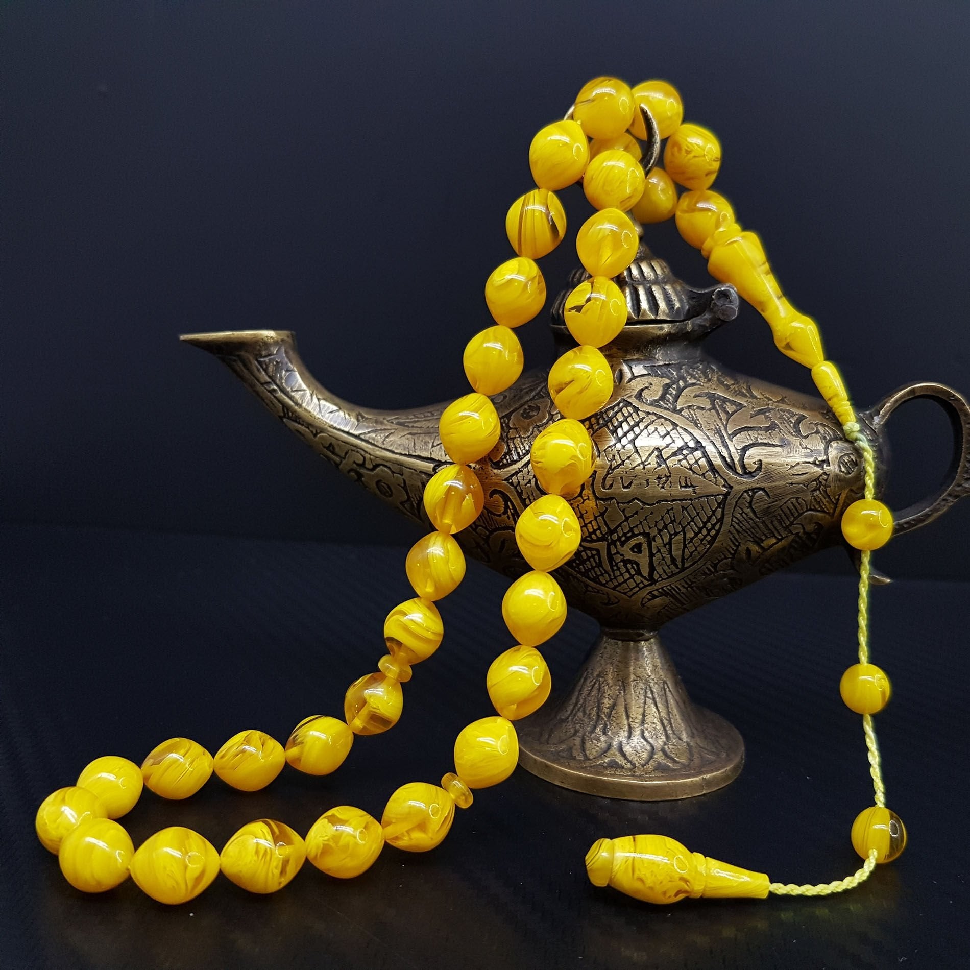 Sarı Hareli Sığırcık Kesim Kanayan Bağa Tesbih