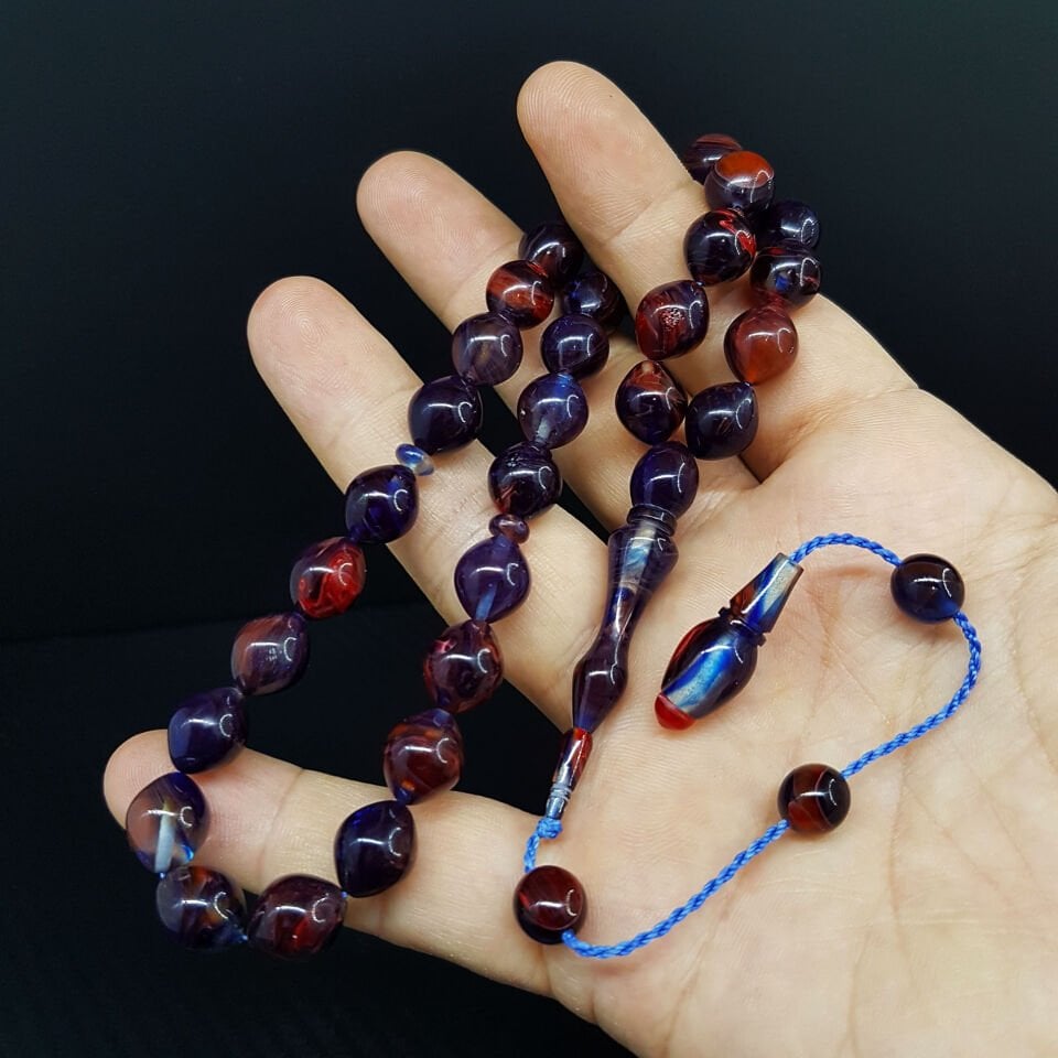 Renkli Sığırcık Kesim Kanayan BağaTesbih