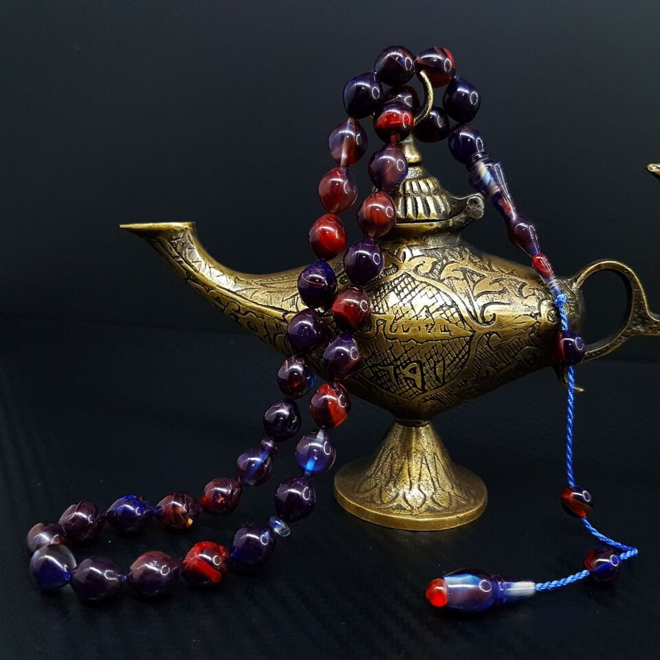 Renkli Sığırcık Kesim Kanayan BağaTesbih