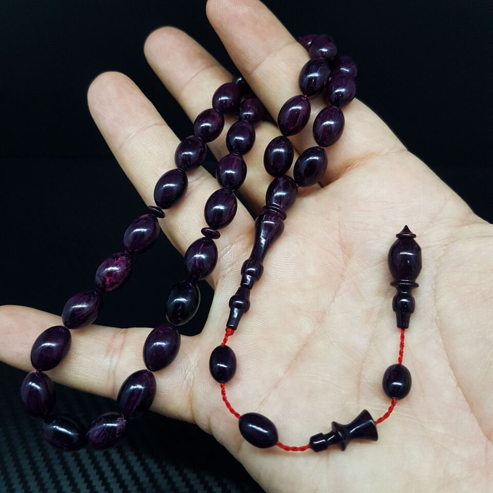 Mürdüm Rengi Katalin Kanayan Bağa Tesbih