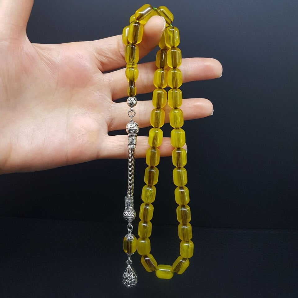 Kapsül Kesim Çubuk Sıkma Kehribar Tesbih