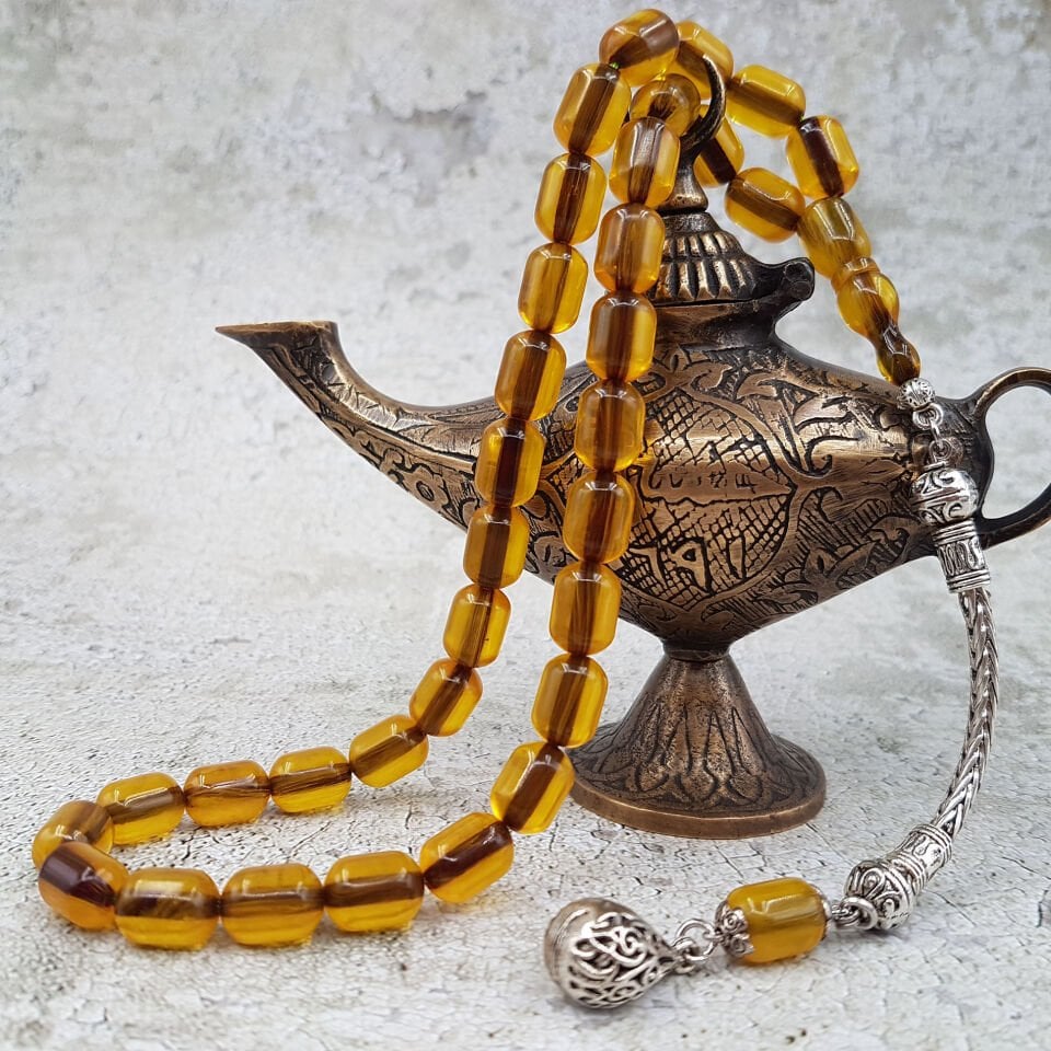 Kapsül Kesim Çubuk Sıkma Kehribar Tesbih