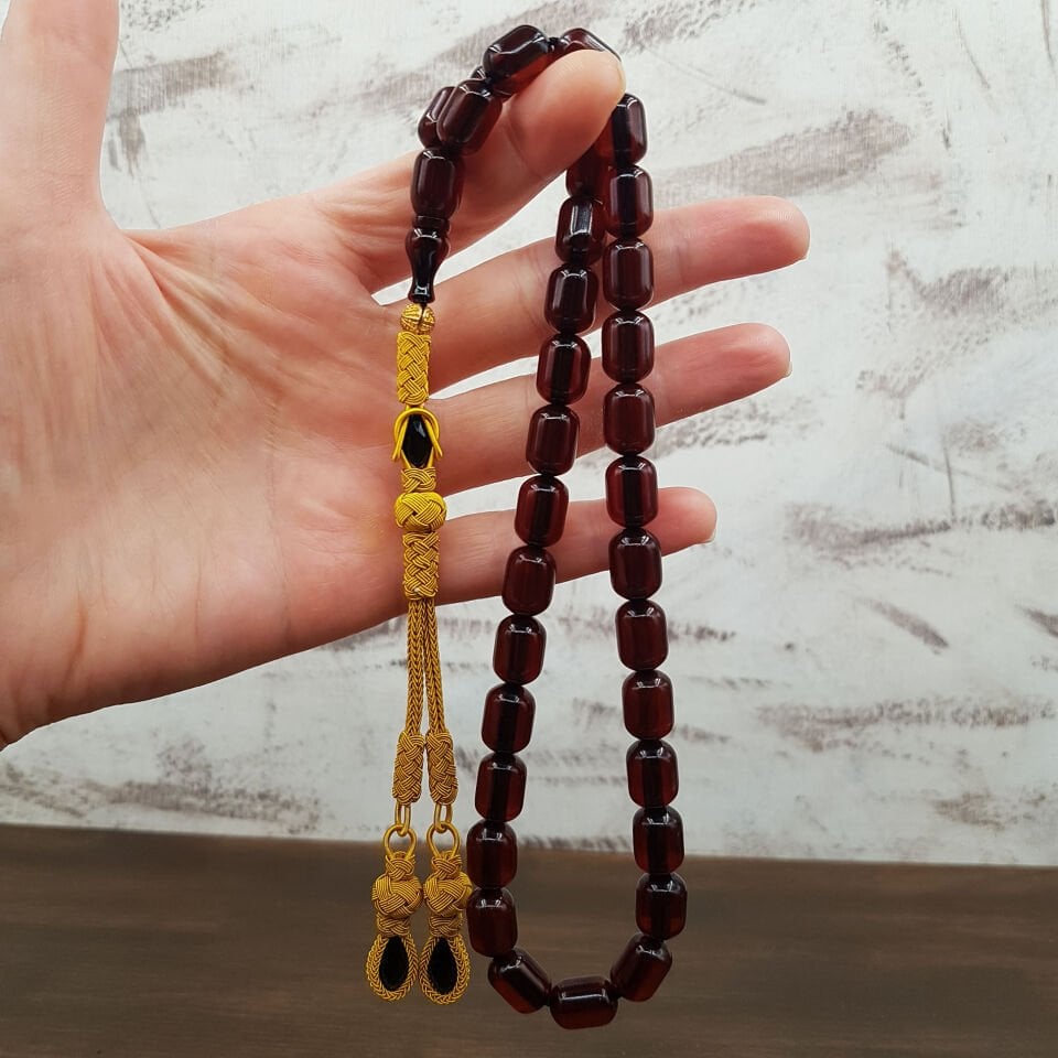 Çift Kamçı Kazaz Tasarım Kapsül Sıkma Kehribar