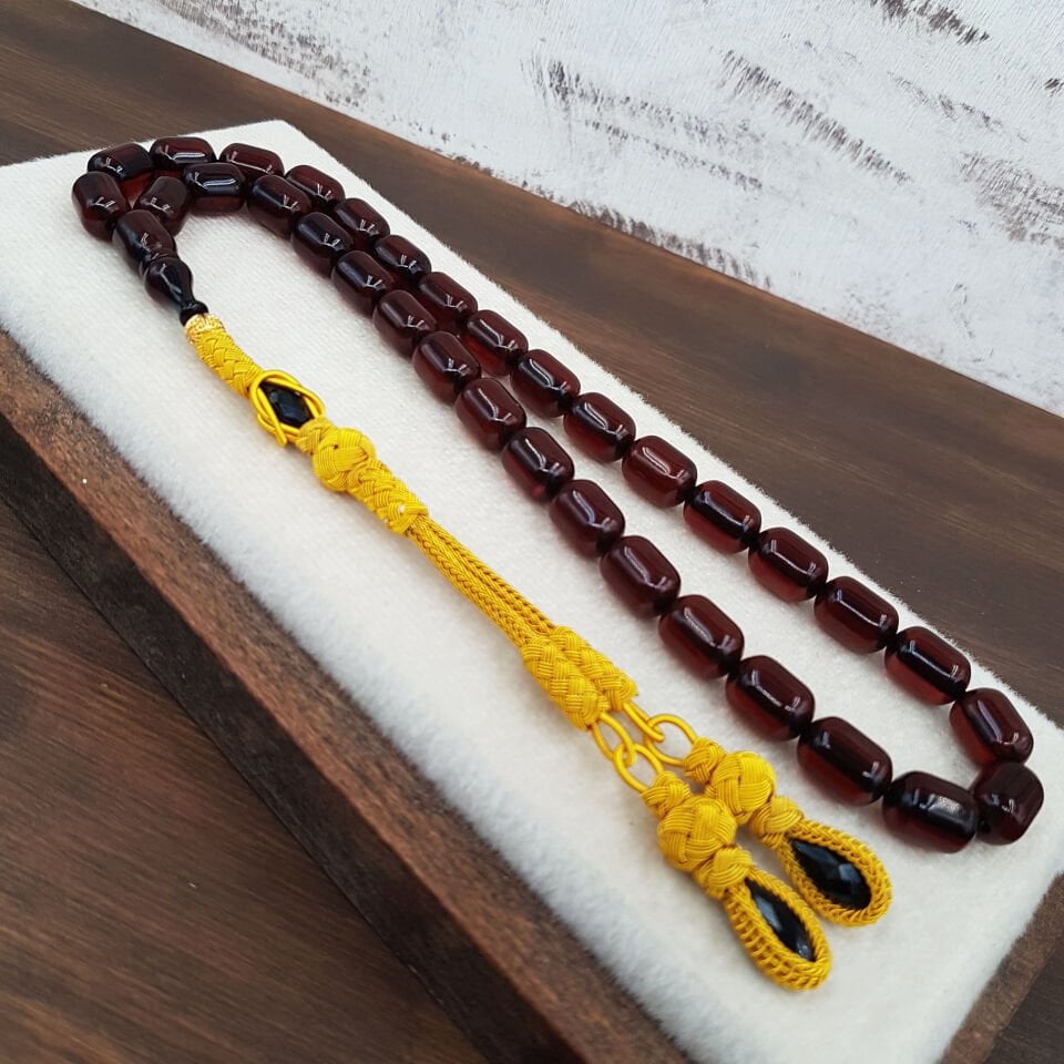 Çift Kamçı Kazaz Tasarım Kapsül Sıkma Kehribar