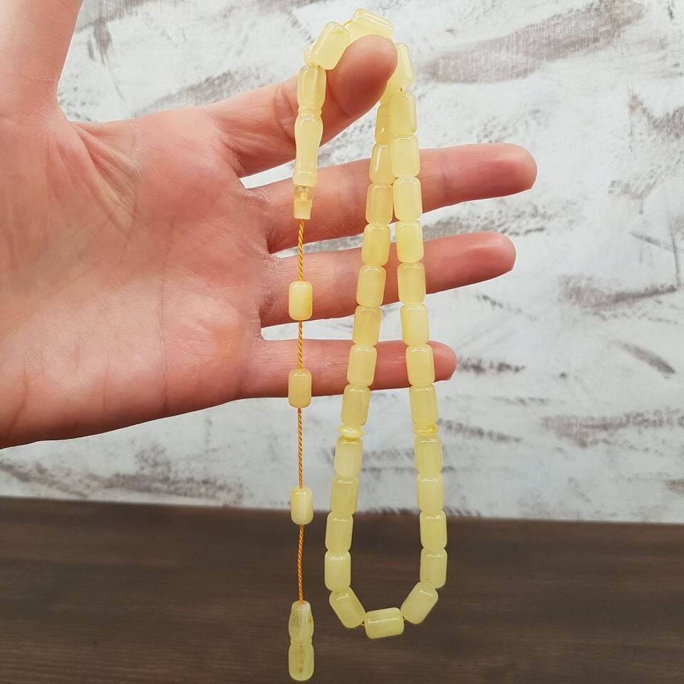 Kapsül Kesim Kaya Damla Kehribar Tesbih No:1