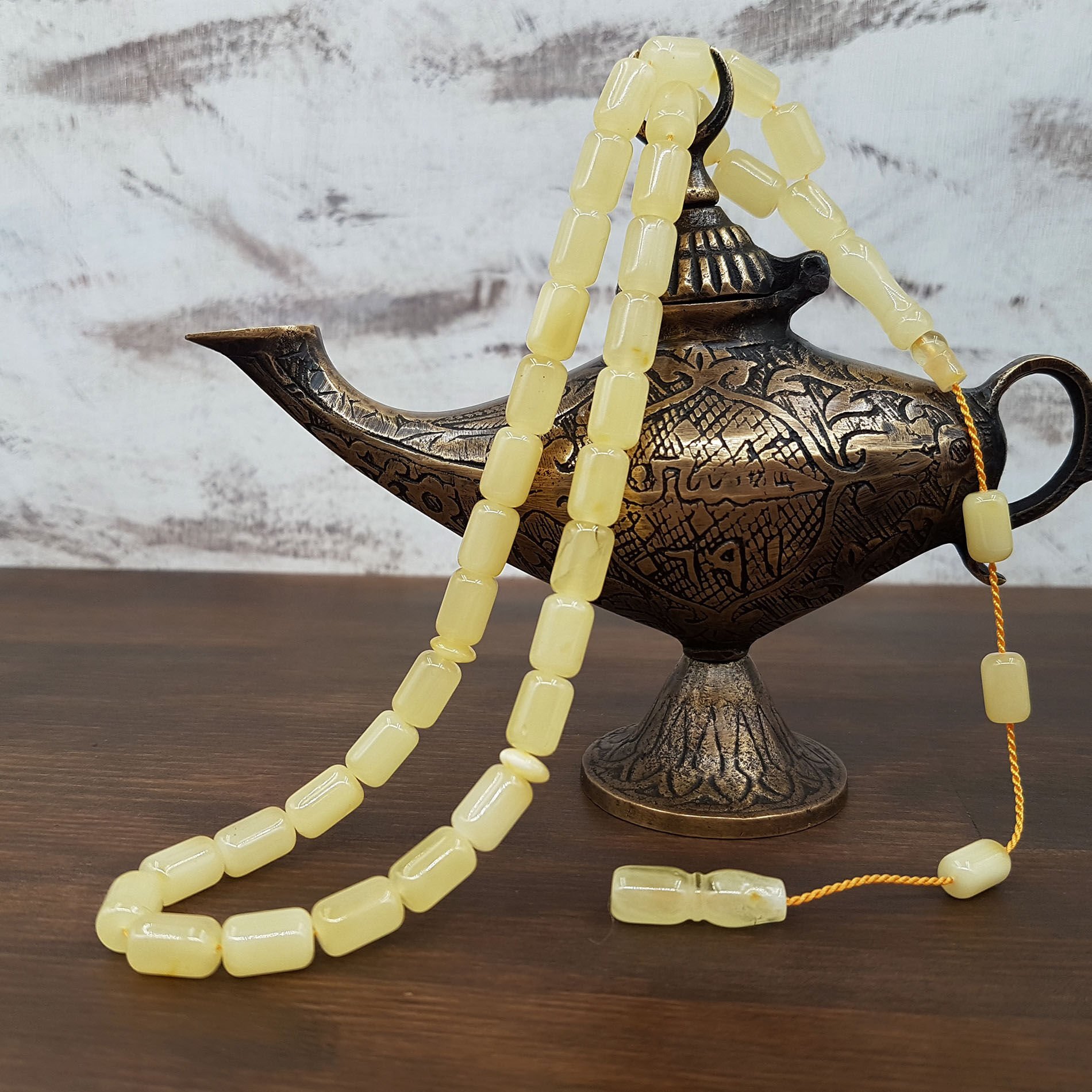 Kapsül Kesim Kaya Damla Kehribar Tesbih No:1