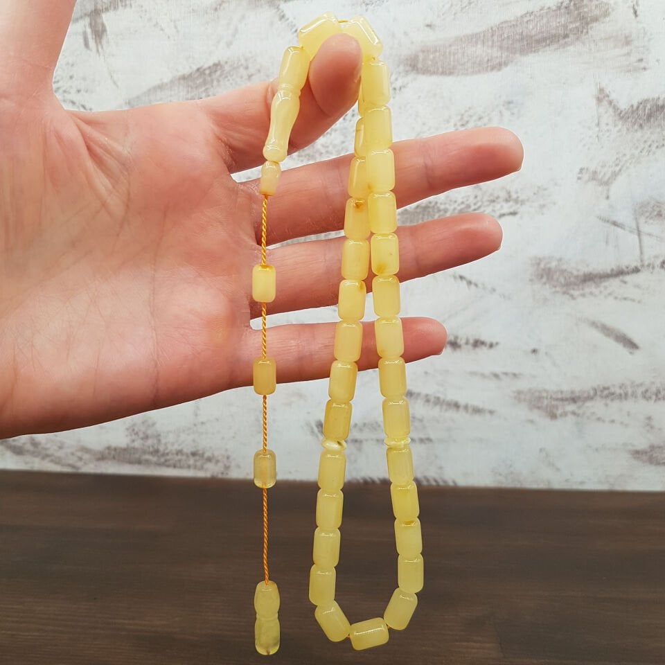 Kapsül Kesim Kaya Damla Kehribar Tesbih No:2