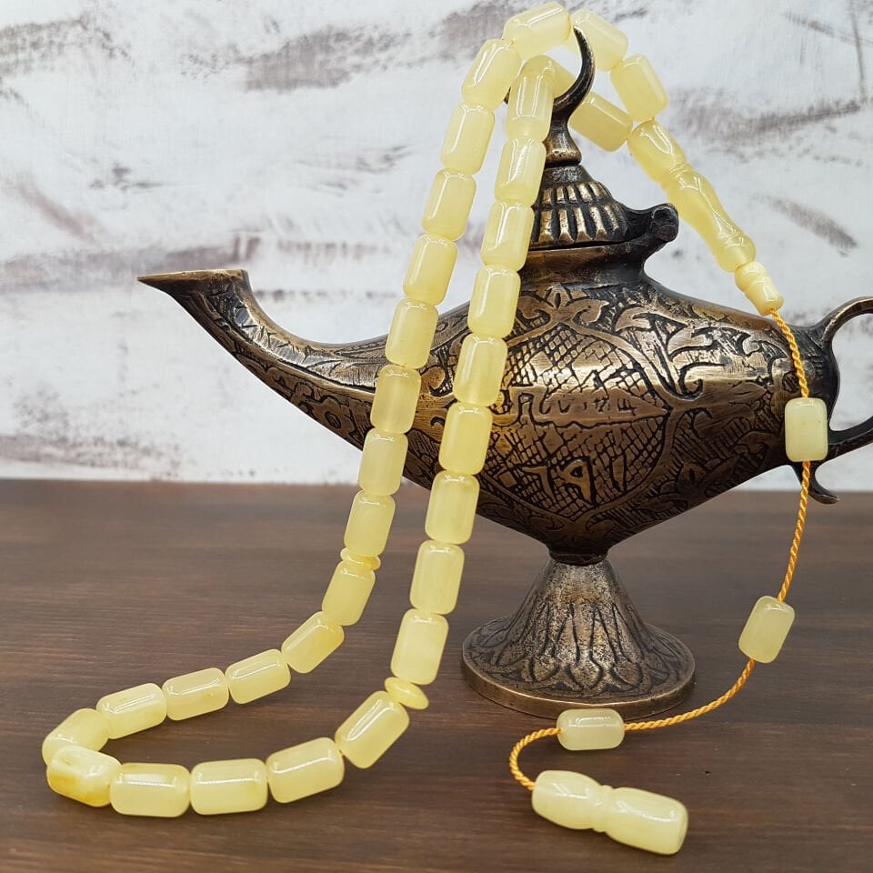 Kapsül Kesim Kaya Damla Kehribar Tesbih No:3