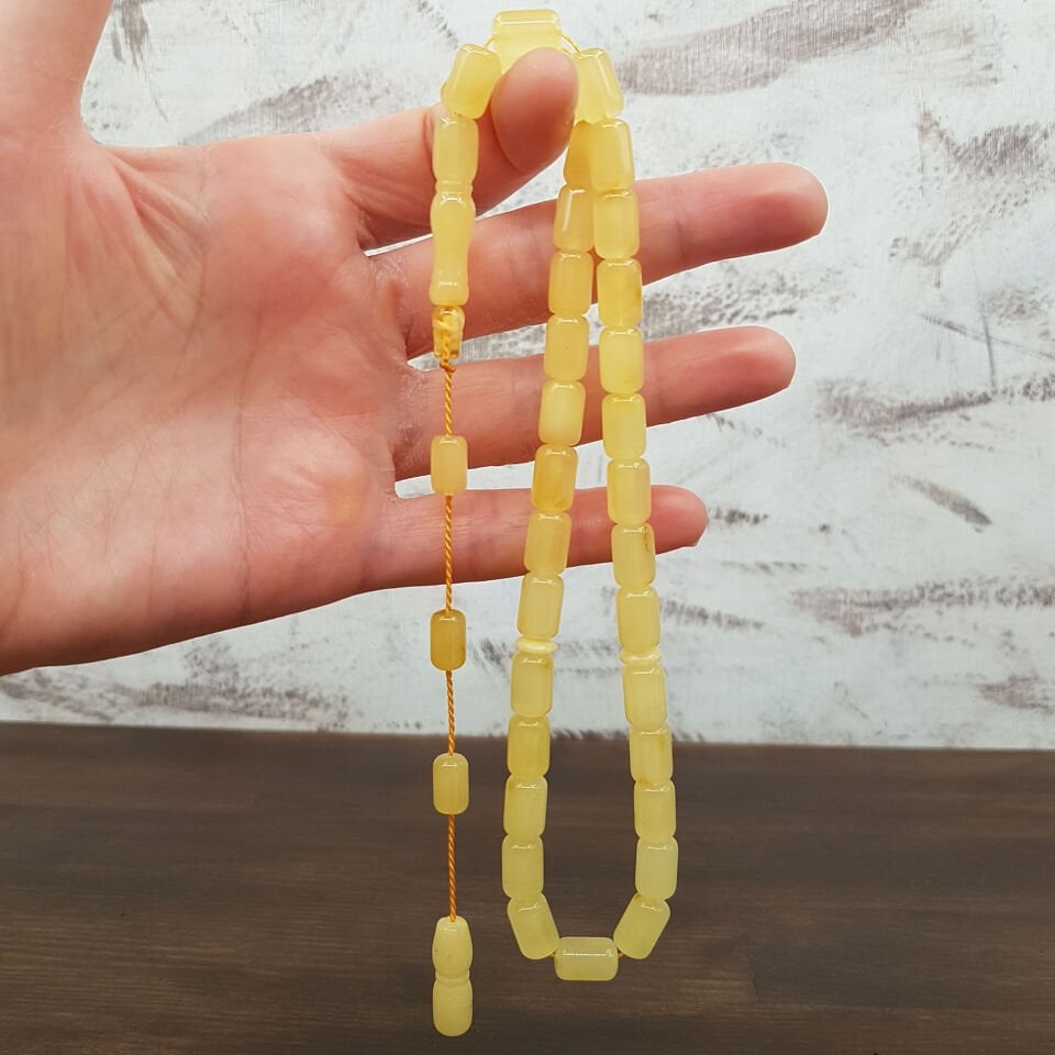 Kapsül Kesim Kaya Damla Kehribar Tesbih No:5