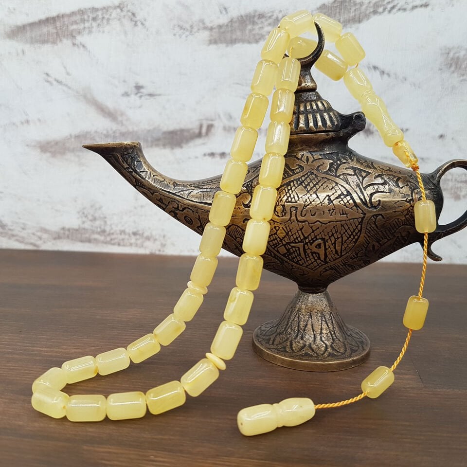 Kapsül Kesim Kaya Damla Kehribar Tesbih No:5