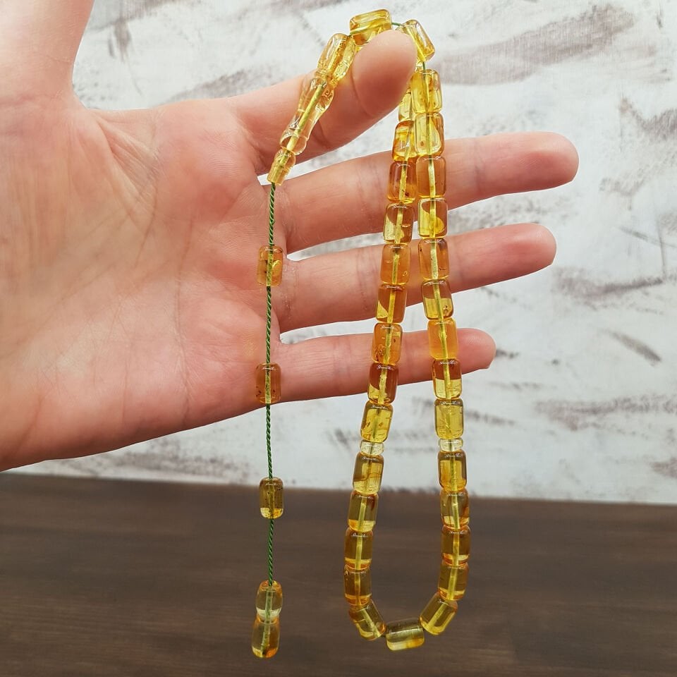 Kapsül Kesim Kaya Damla Kehribar Tesbih