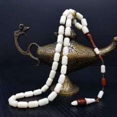 Usta İmzalı Yılan Ağacı Kombinli Narçıl Tesbih