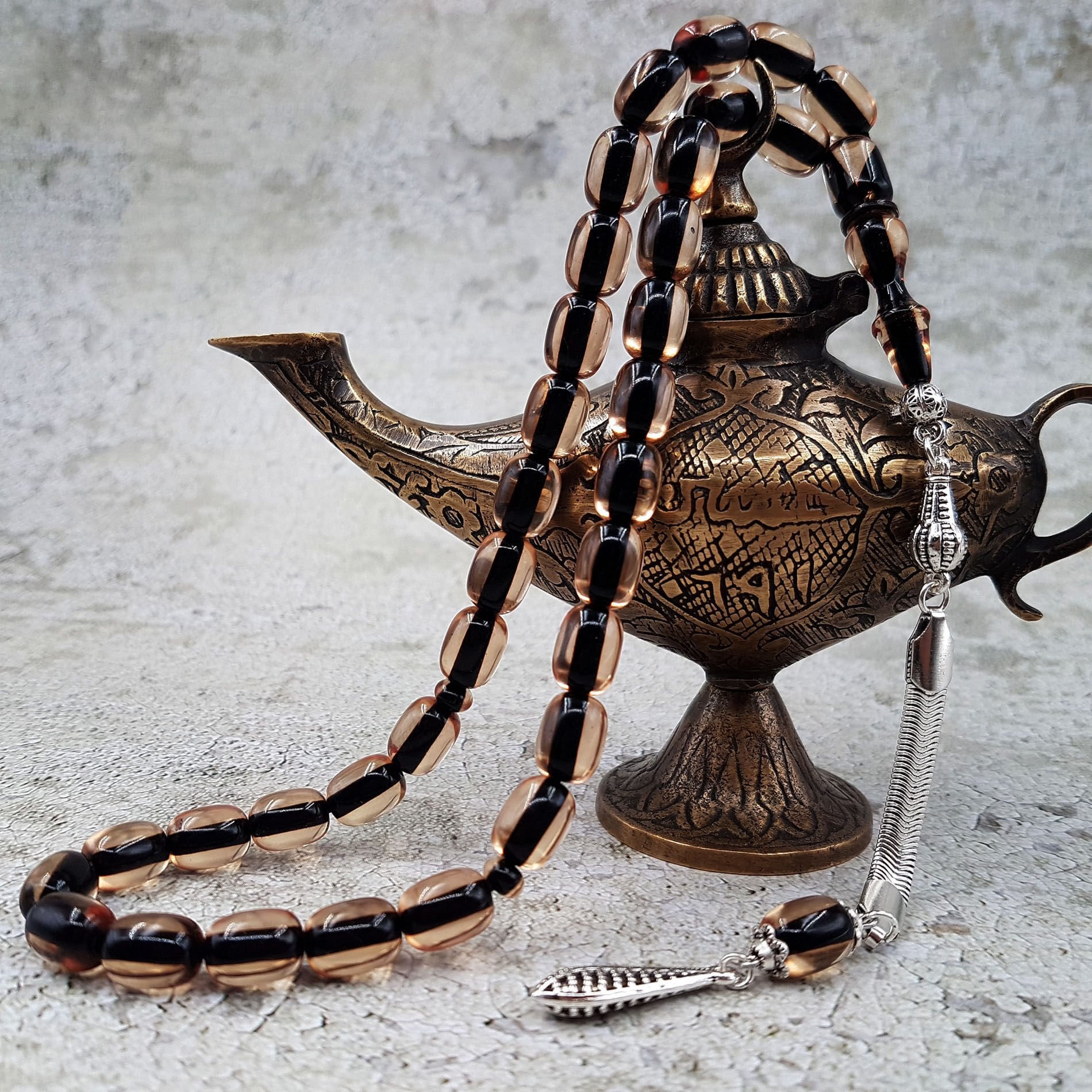 Kapsül Kesim İp yolları Sürmeli Ateş Kehribar Tesbih