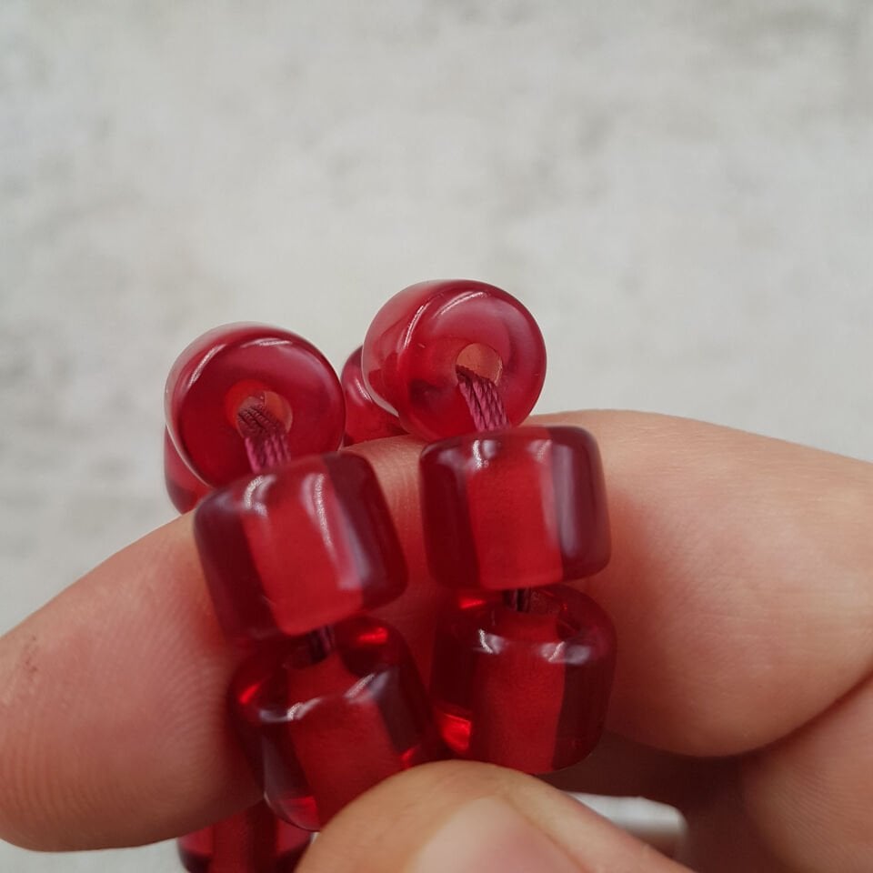 Osmanlı Torunu Havşa Delim Teker Ateş Kehribar Tesbih