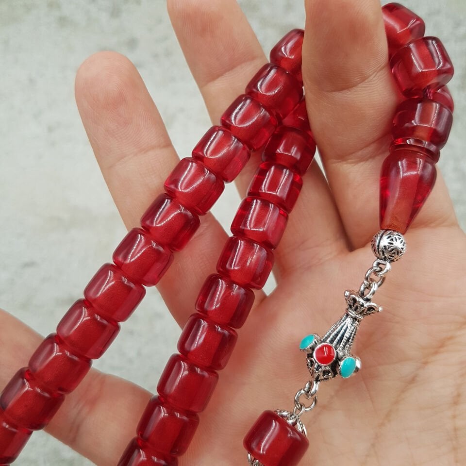 Osmanlı Torunu Havşa Delim Teker Ateş Kehribar Tesbih