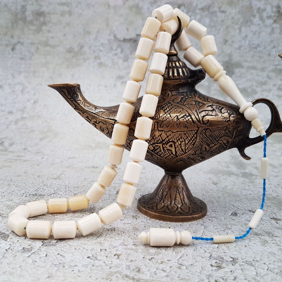 İri Boy Kapsül Kesim Deve Kemk Tesbih