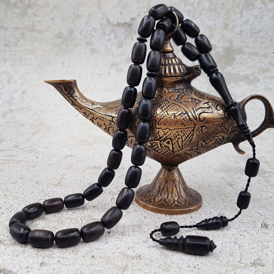 Kapsül Kesim Abanoz Tesbih