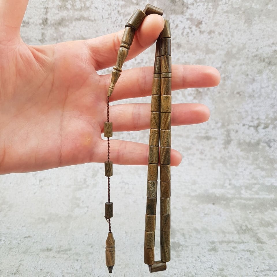 Erbabacan Usta imzalı Kesme Pelesenk Tesbih