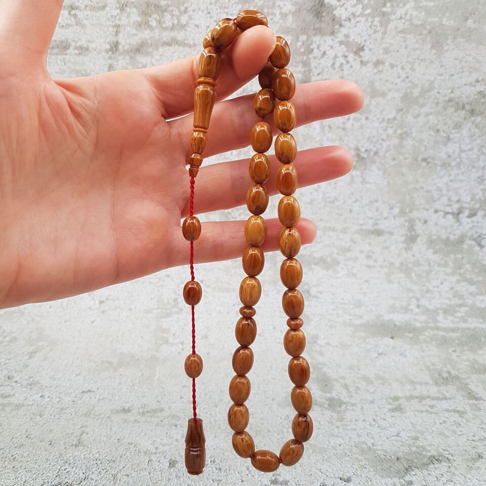 Hardal Rengi Çekoslovak Katalin Tesbih