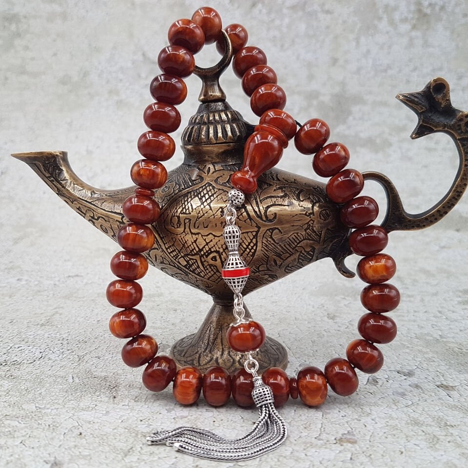 Gümüş Püskül Çekoslovak Katalin Tesbih