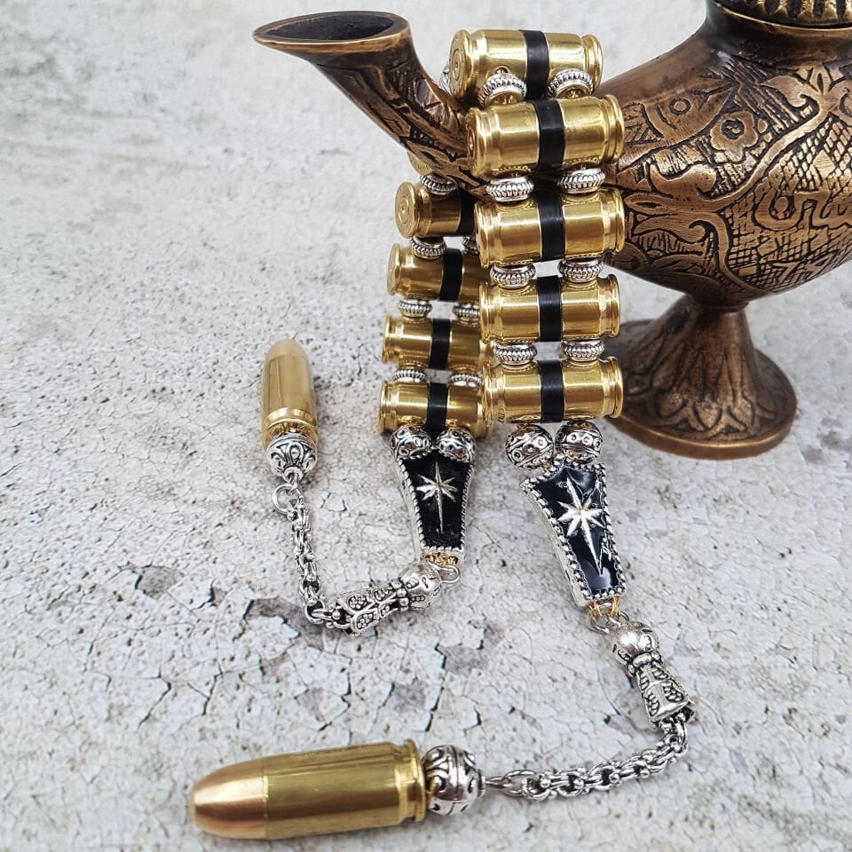 Sarı Mermi Kovanlı Zaza Tesbih