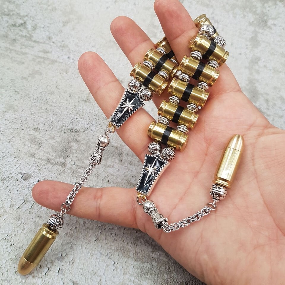 Sarı Mermi Kovanlı Zaza Tesbih