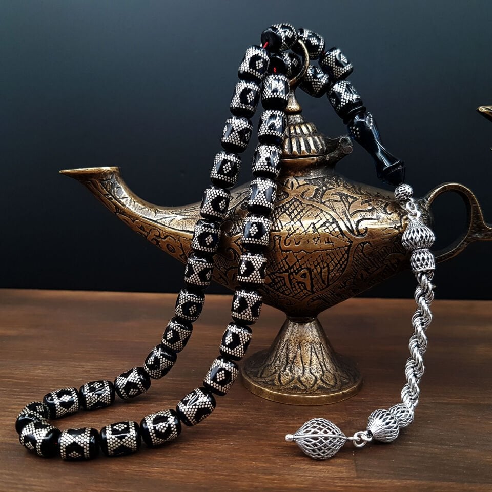 Mavi Gümüş Çakım Kapsül Ateş Kehribar