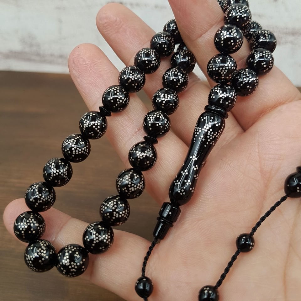 Gümüş Çakım Küre Kesim Kuka Tesbih