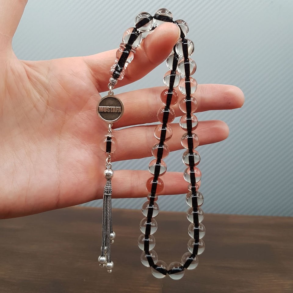 Kişiye Özel Küre Ateş Kehribar Tesbih