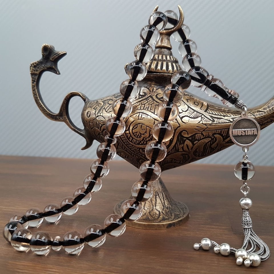 Kişiye Özel Küre Ateş Kehribar Tesbih