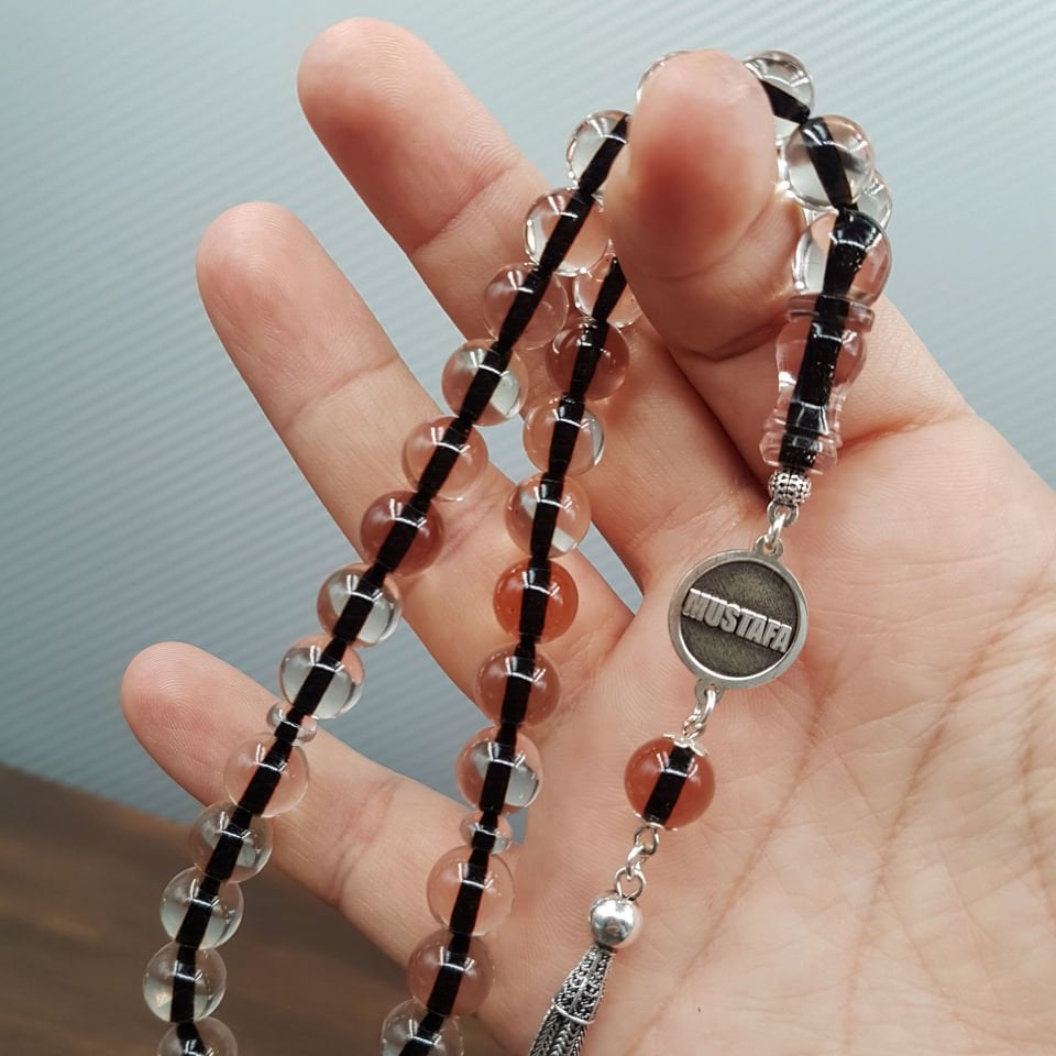 Kişiye Özel Küre Ateş Kehribar Tesbih