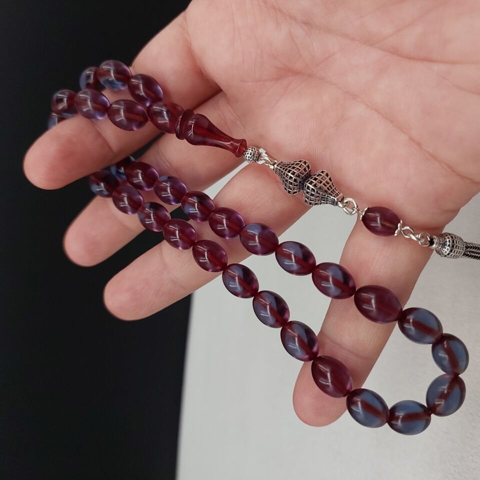 Renk almış İspirto Rengi Ateş Kehribar Tesbih