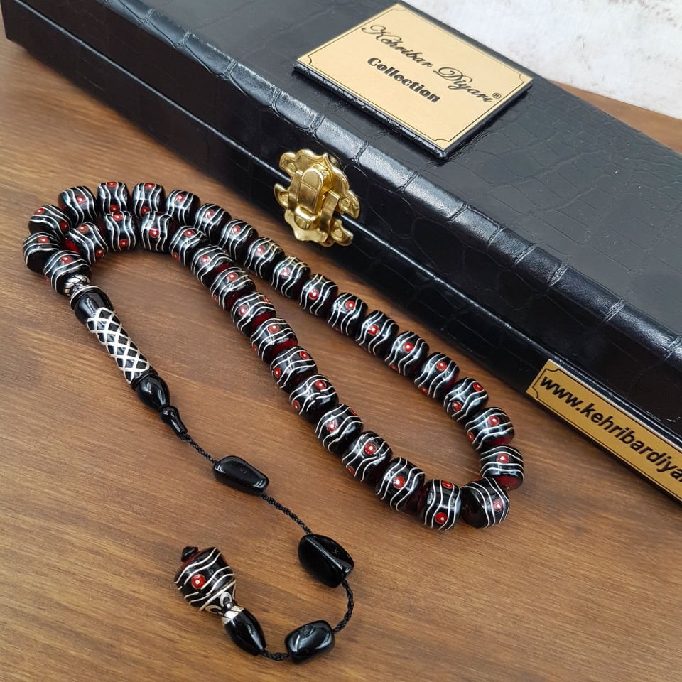 Teker Kesim Gümüş İşlem Erzurum Oltu Tesbih