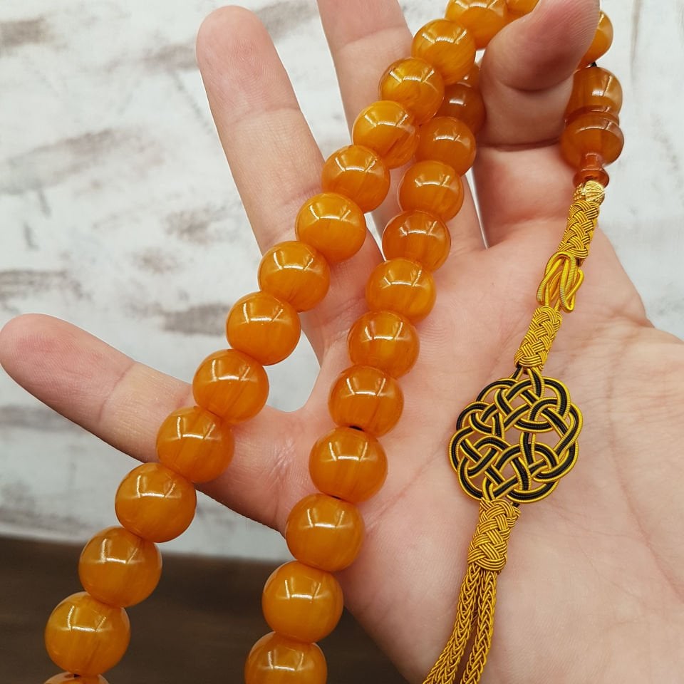 Dev Boy Kazaz Tasarım Koleksiyonluk Sıkma Kehribar