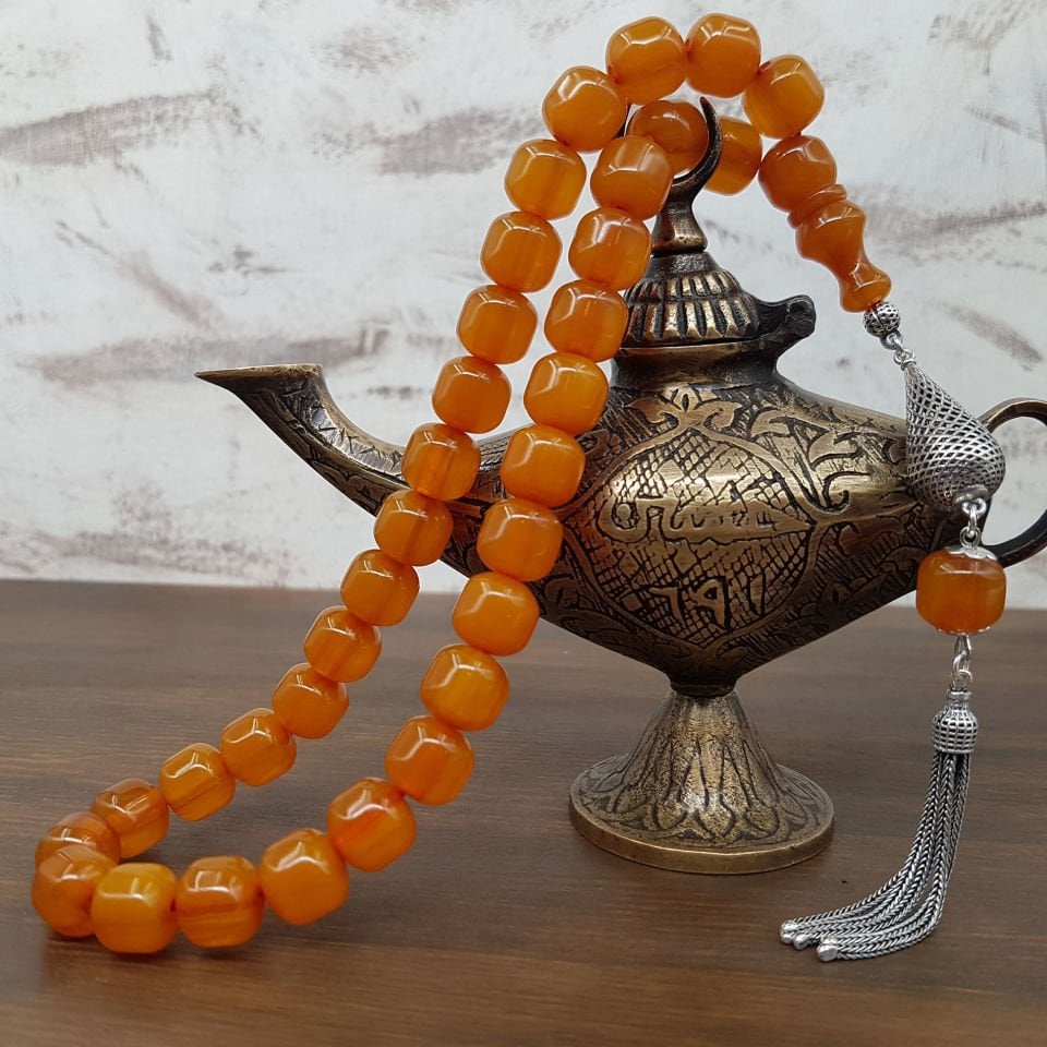 Gümüş Püskül Kayısı Teker Kesim Sıkma Kehribar