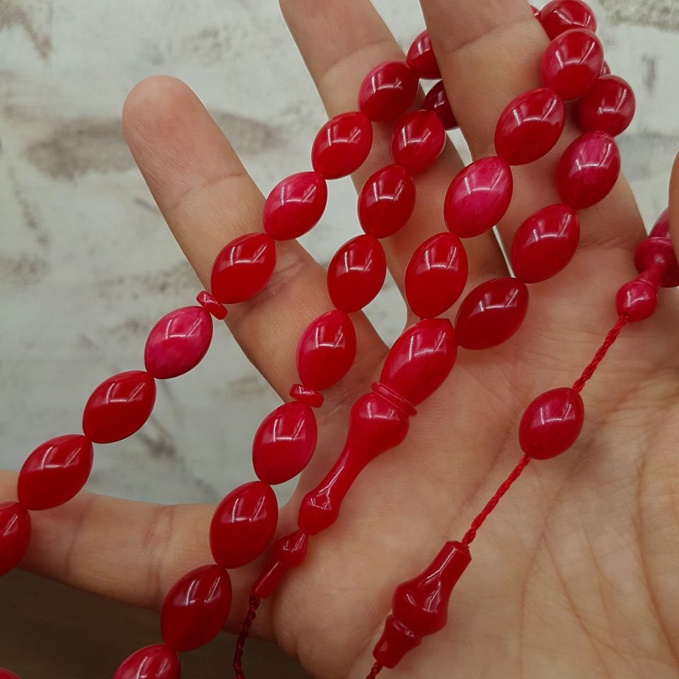 Büyük Boy Arpa Kesim Kiraz Katalin Tesbih