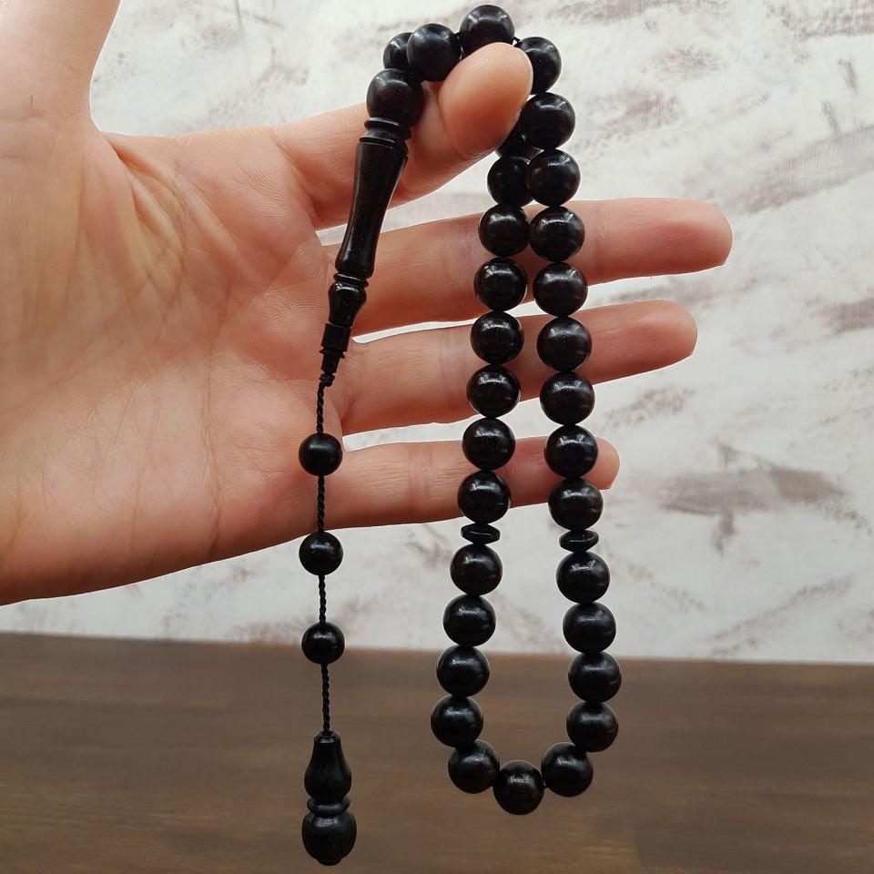 Küre Kesim Abanoz Tesbih
