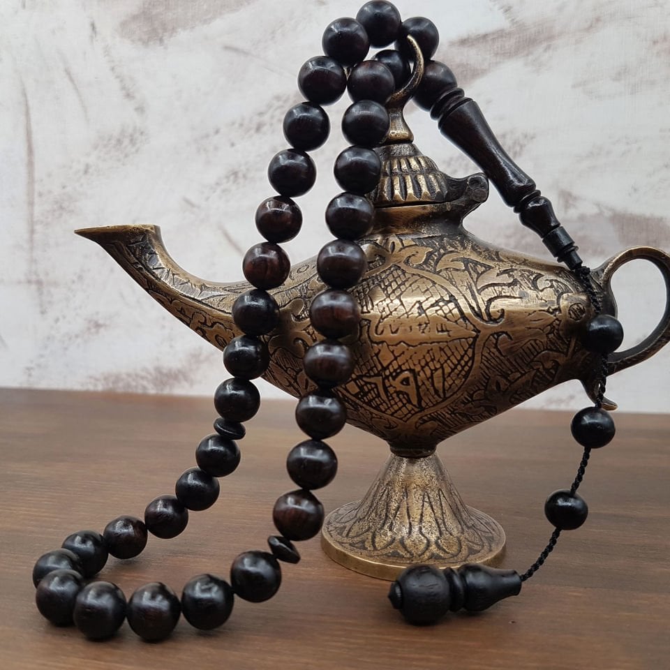 Küre Kesim Abanoz Tesbih
