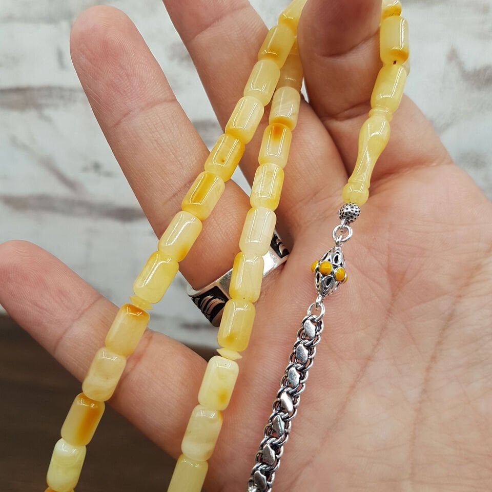 10 Gram Kapsül Kaya Damla Kehribar Tesbih
