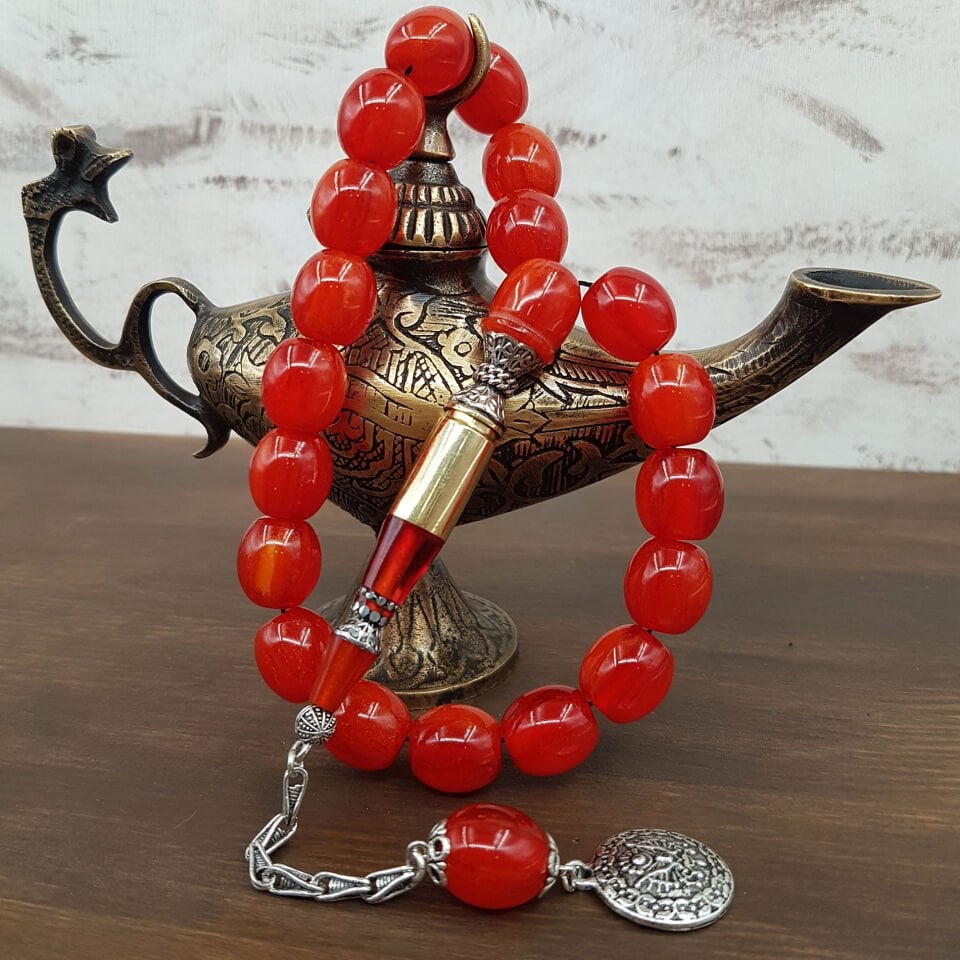 Nakkaş İmame Turuncu Maskot Sıkma Kehribar