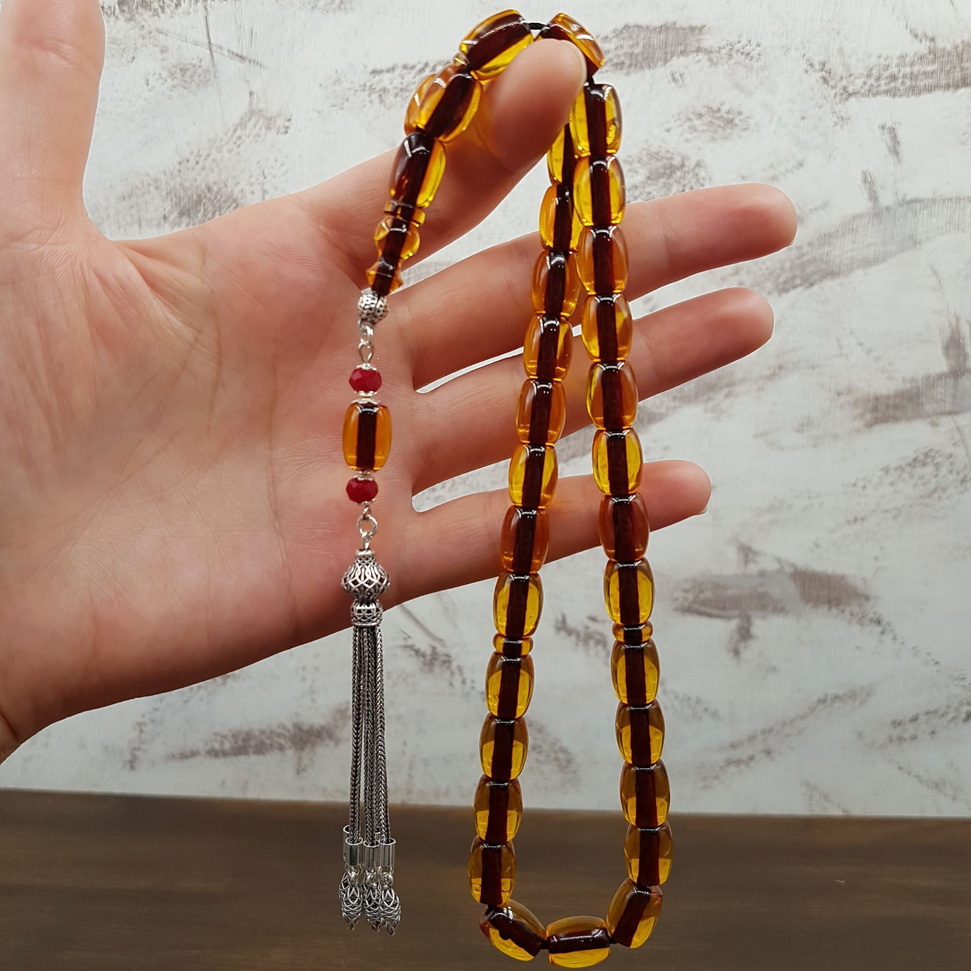 Gümüş Püskül Havşa Delim Fıçı Kesim Ateş Kehribar