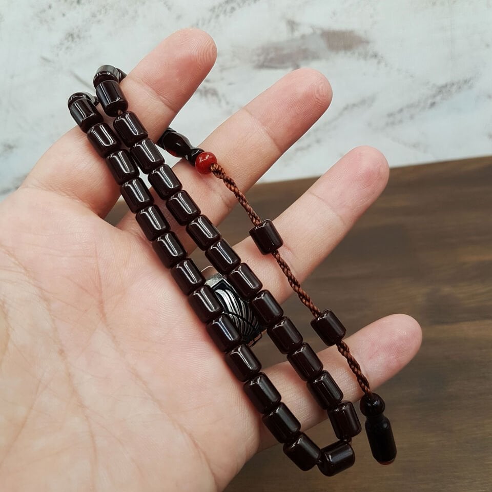 Bilek Boy Kapsül Kesim Sıkma Kehribar Tesbih