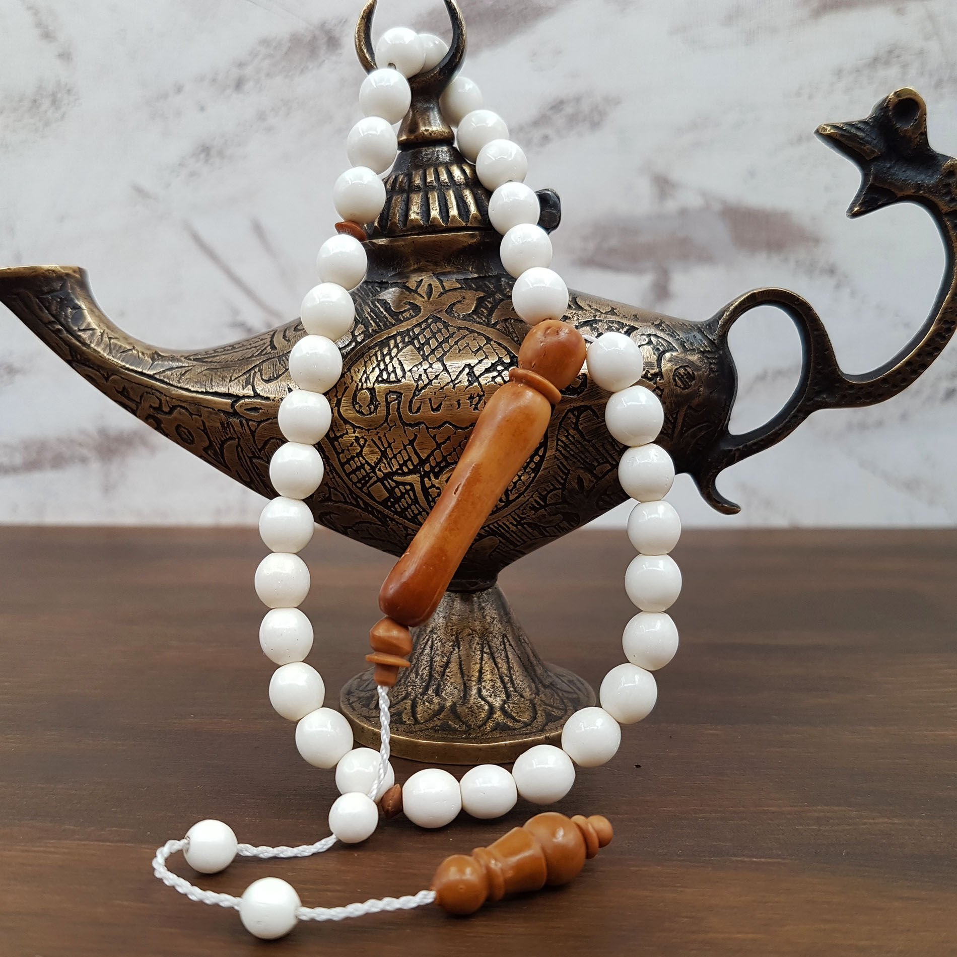 Bilek Boy Kuka İmame Tasarım Deve Kemk Tesbih