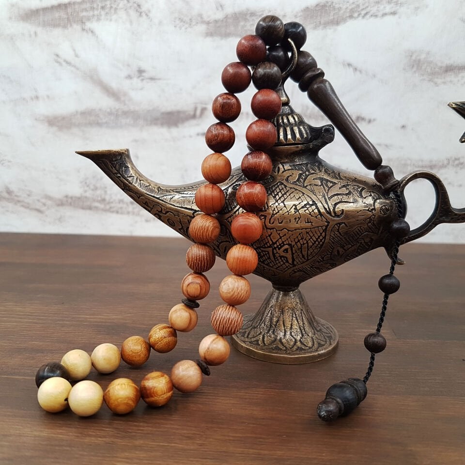 Küre Kesim Karma Ağaç Tesbih