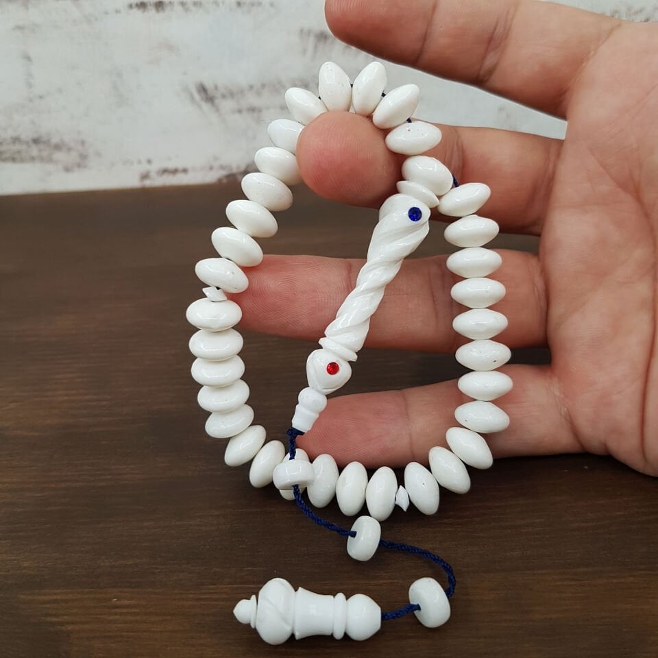 Dört Parmak Burgu İmame Deve Kemk Tesbih