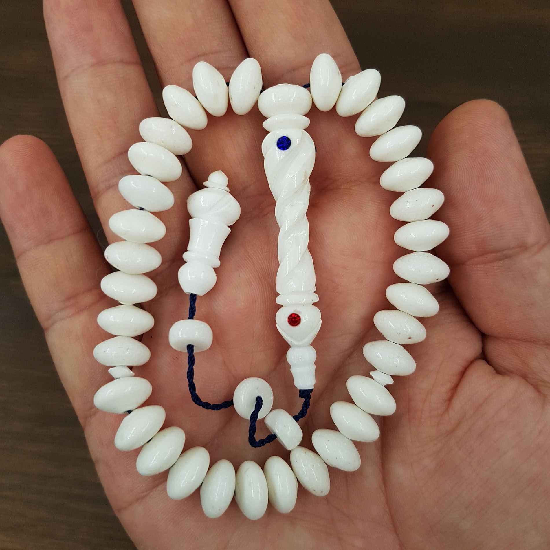 Dört Parmak Burgu İmame Deve Kemk Tesbih